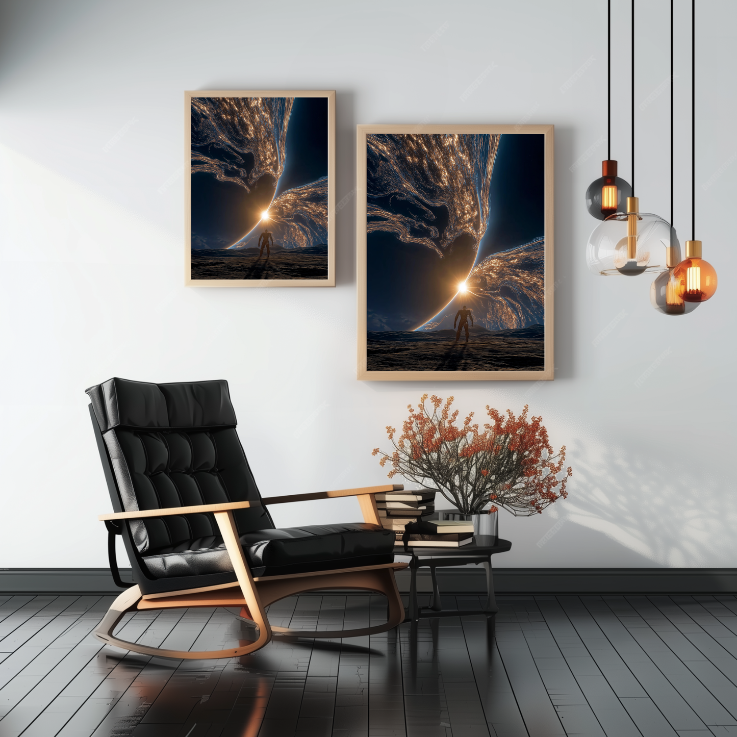 Lux Terminus – Framed spiritual poster – home decor