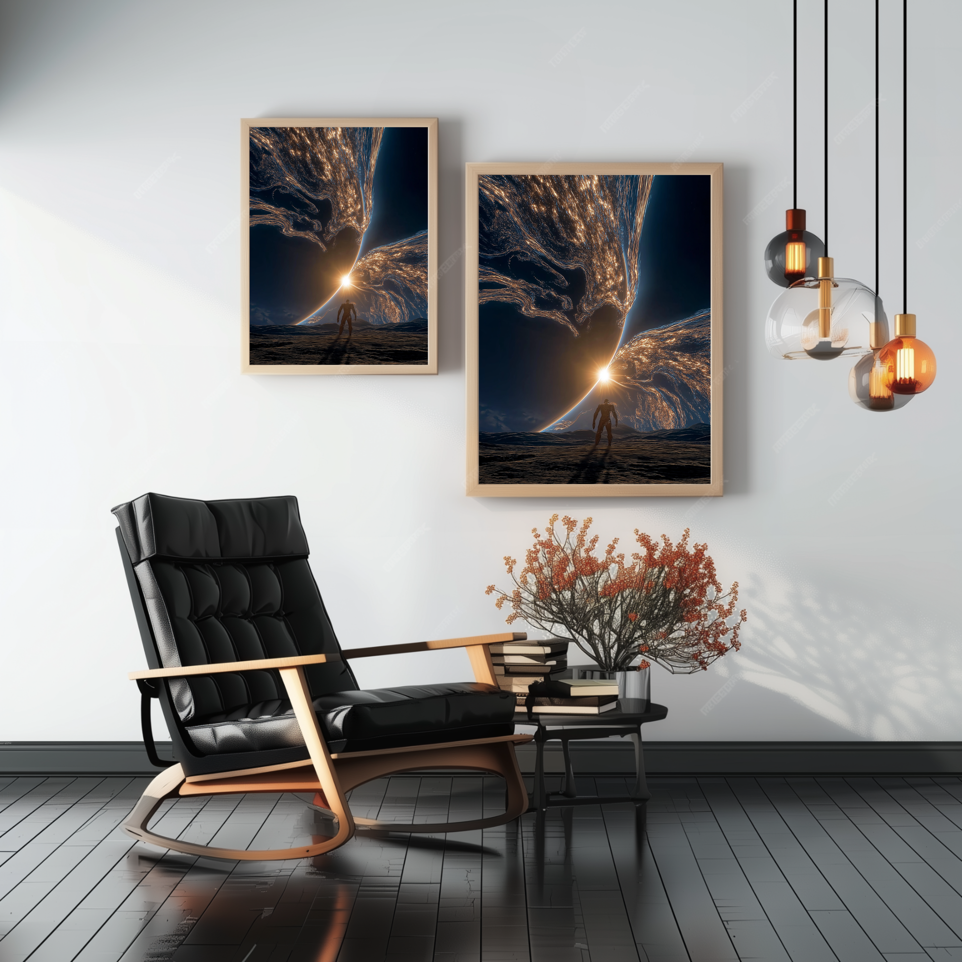 Lux Terminus – Framed spiritual poster – home decor