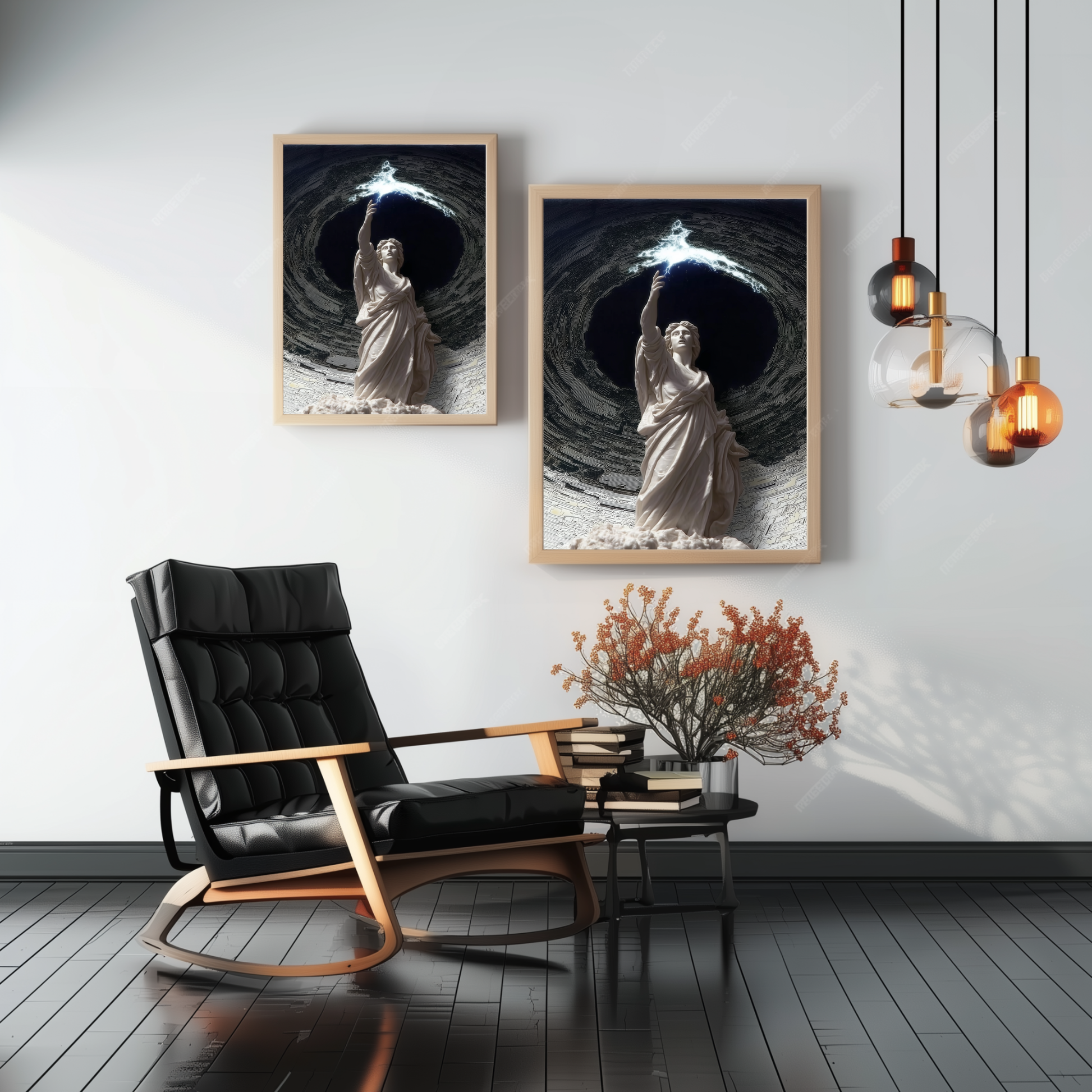 Quantum Themis – Framed spiritual poster – home decor