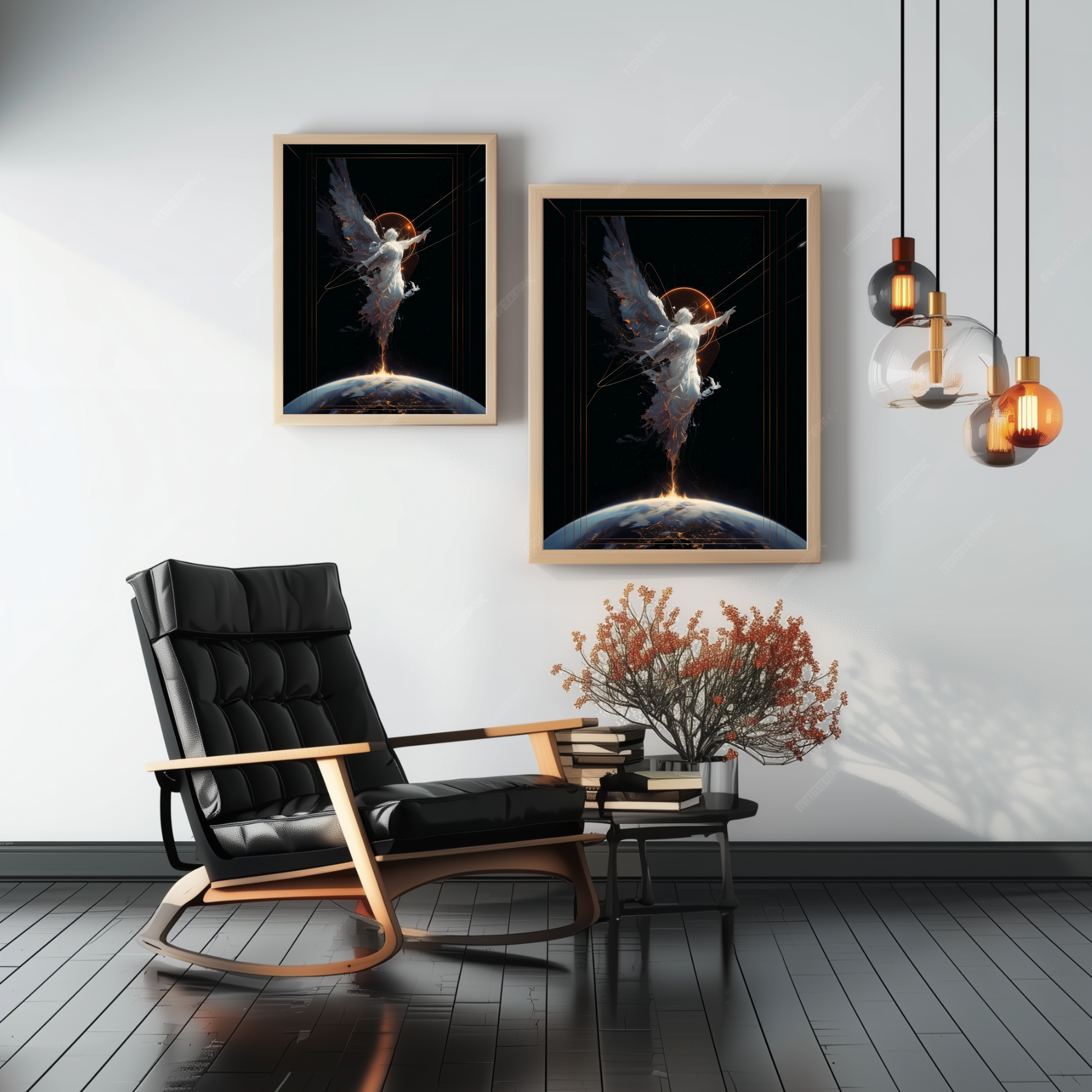 Nova Genesis – Framed spiritual poster – home decor