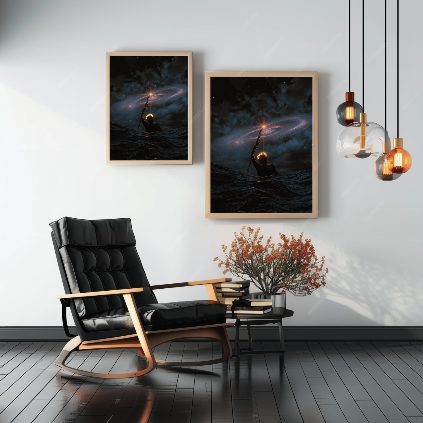 King of the Tides – Framed spiritual poster – home decor