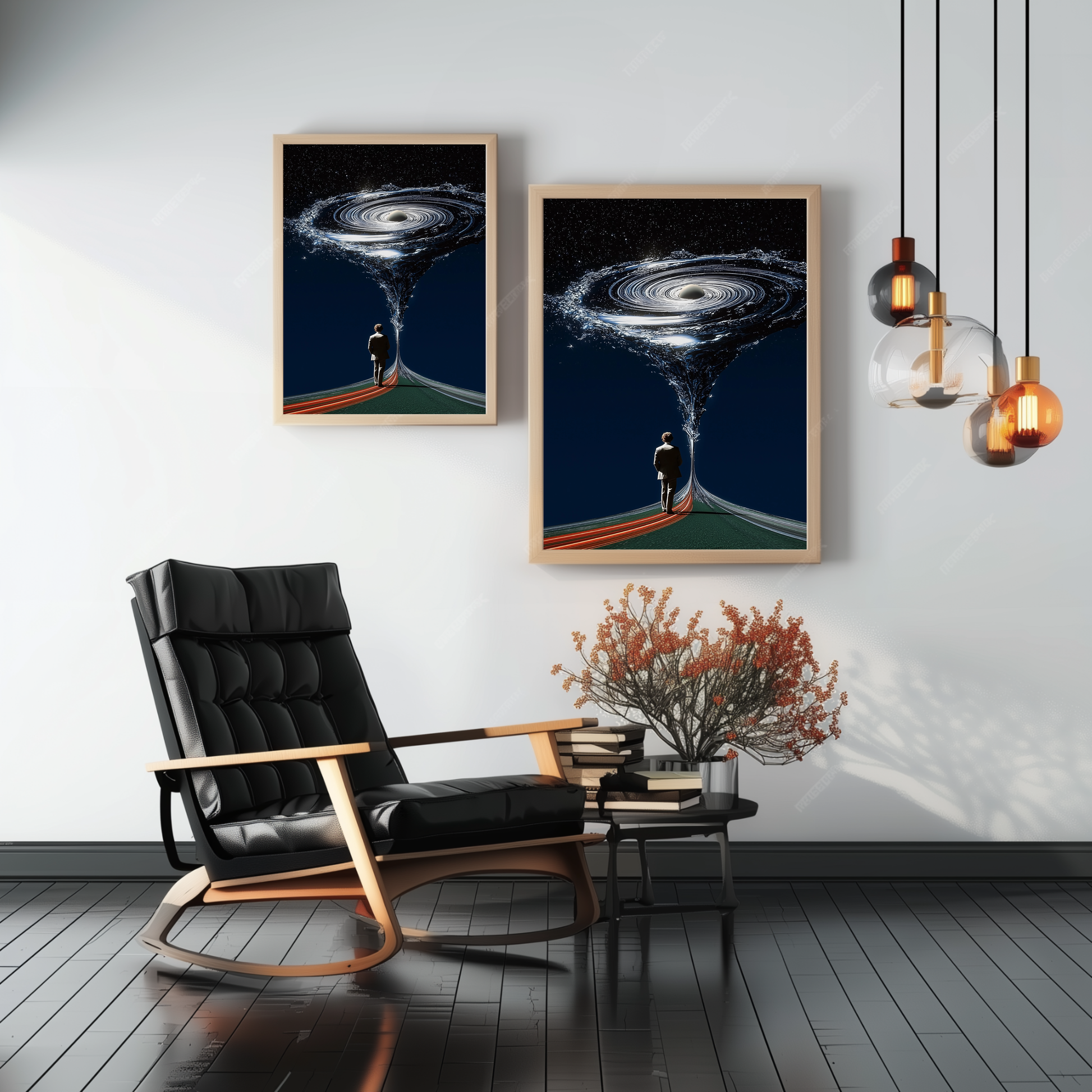 Temporal Well – Framed spiritual poster – home decor
