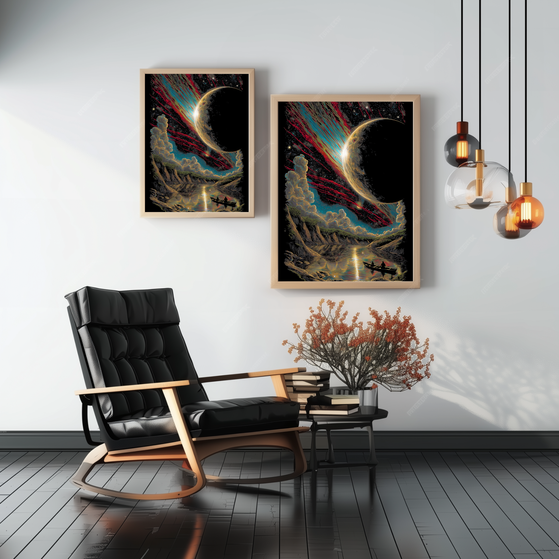 Mirage – Framed spiritual poster – home decor