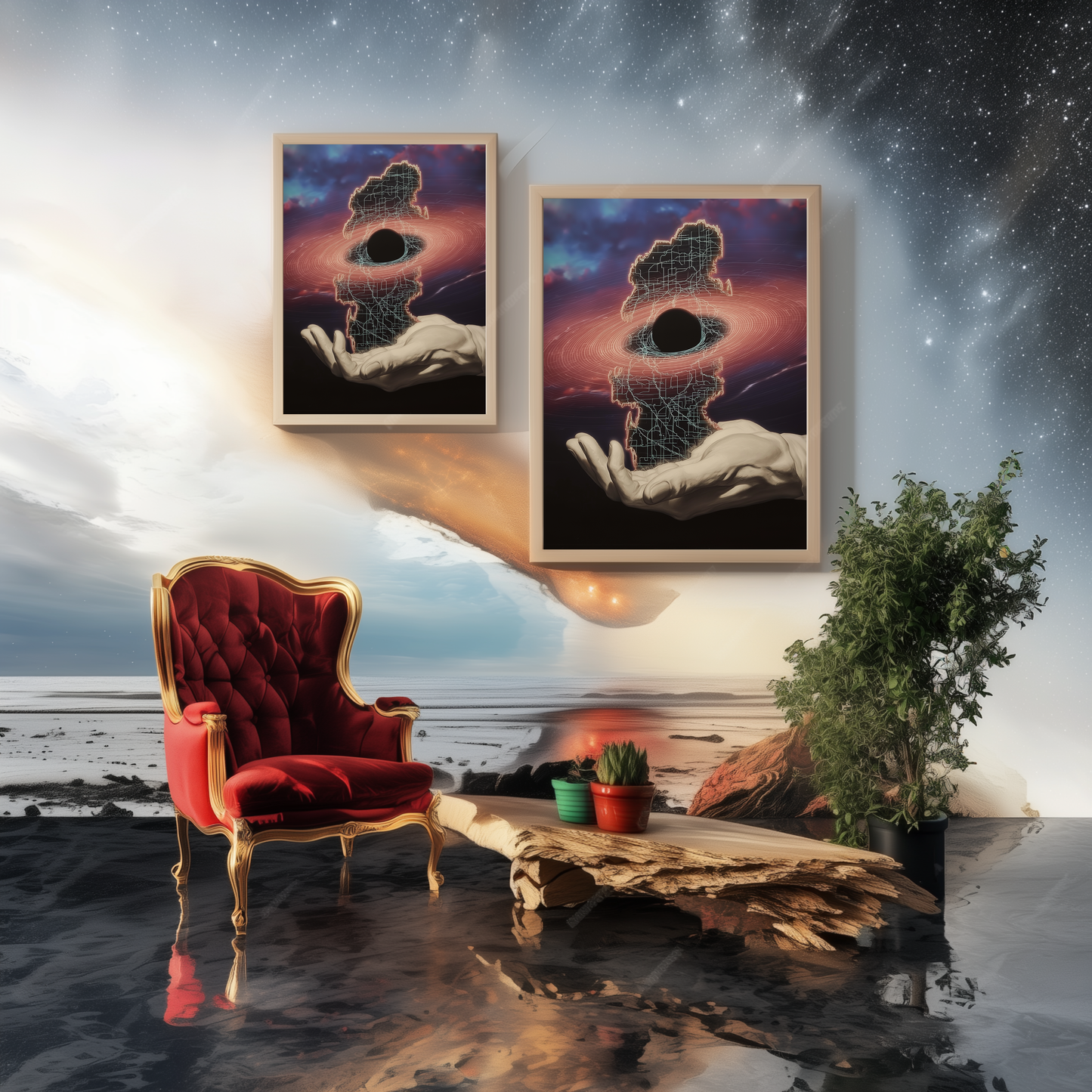 Hand of Gravity - Wall Art