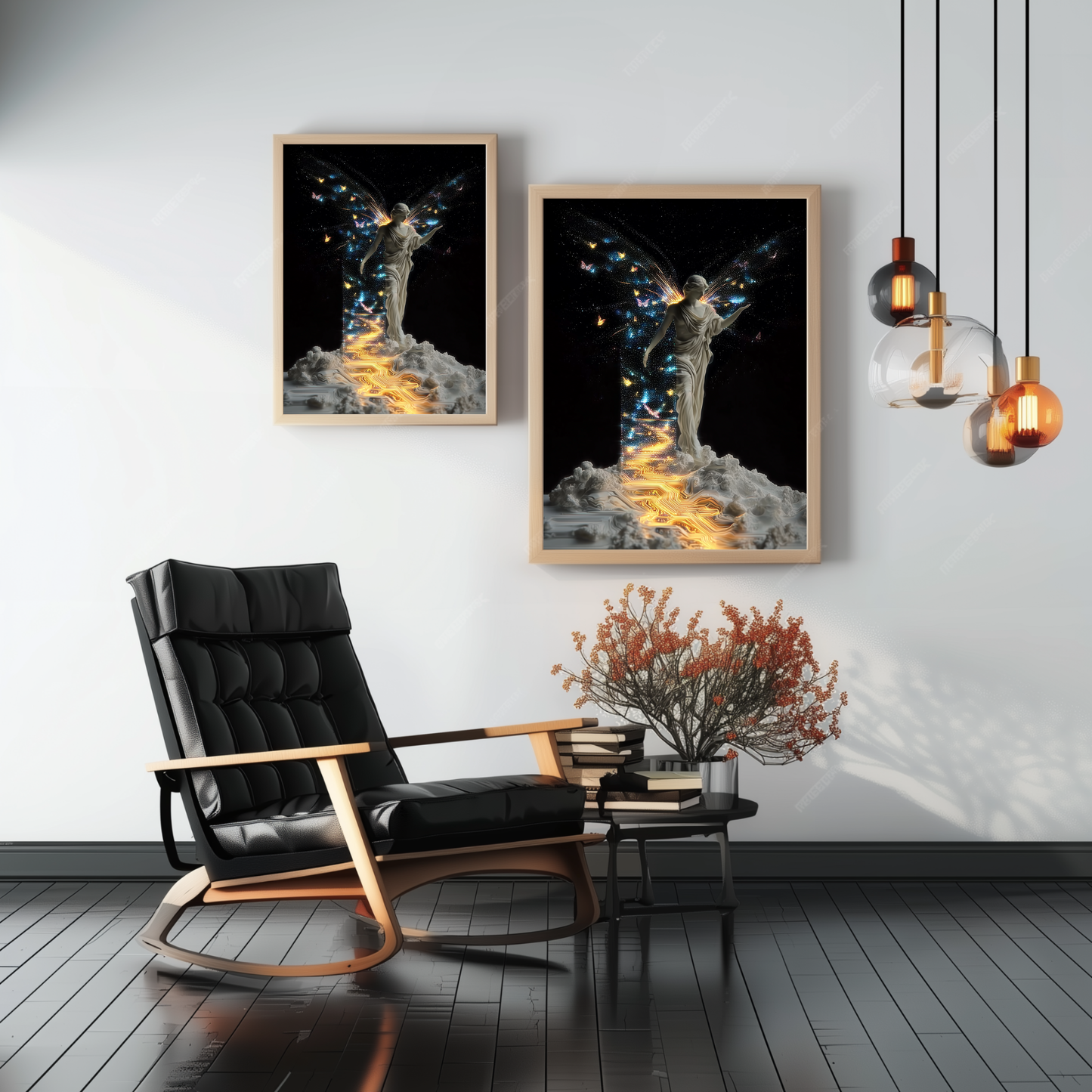 Mythalys – Framed spiritual poster – home decor