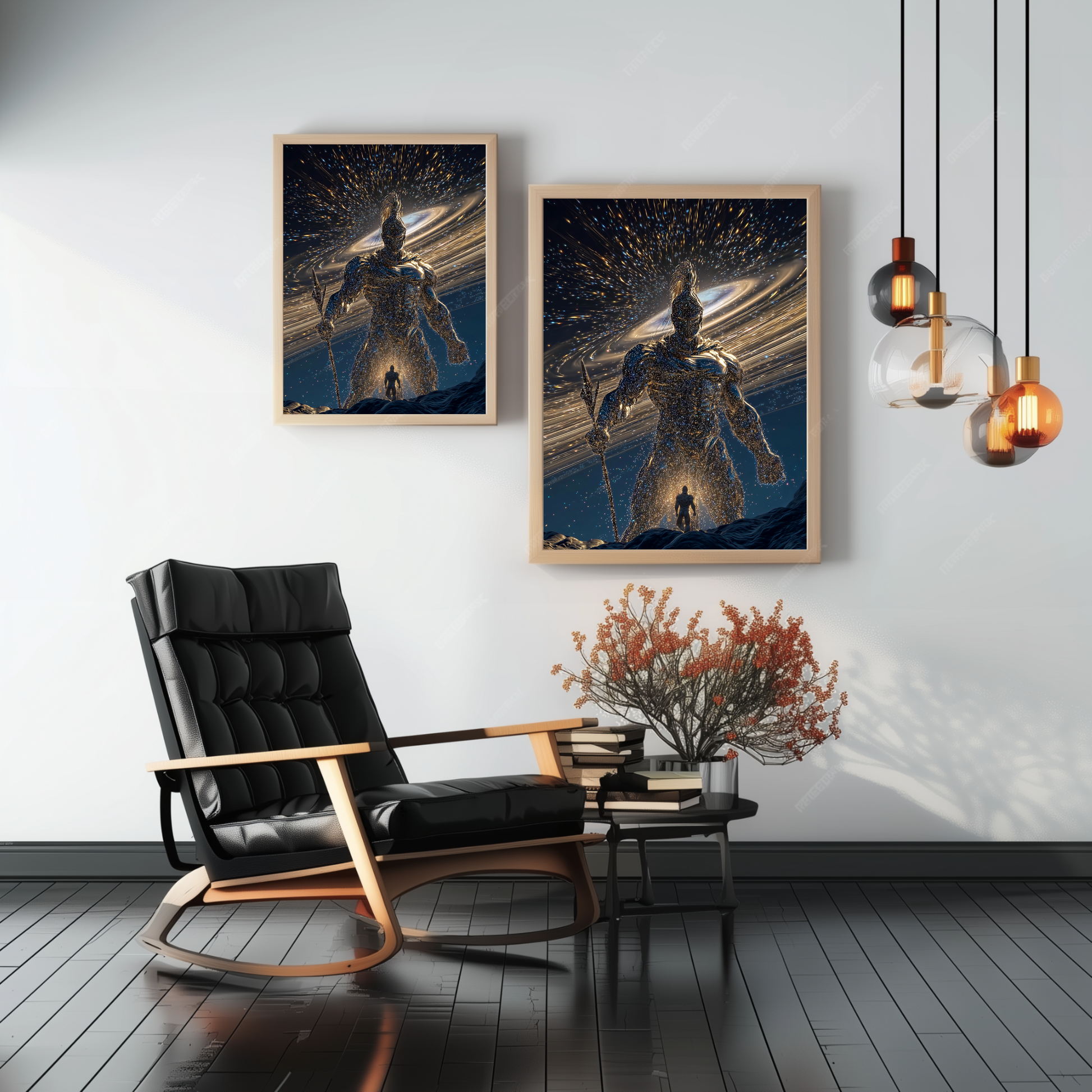 Astrograde – Framed spiritual poster – home decor