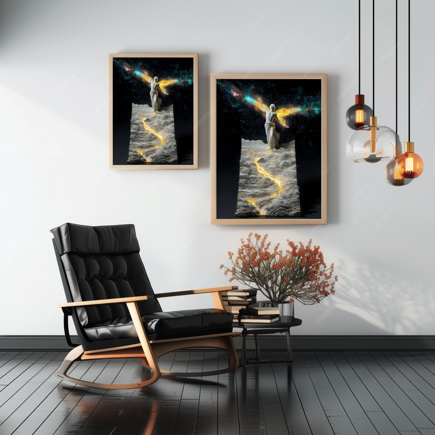 Galadrea – Framed spiritual poster – home decor