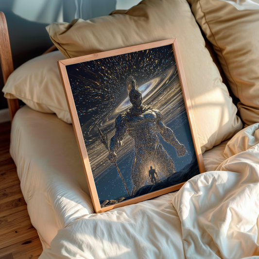 Astrograde – Cosmic wall art in living room setup