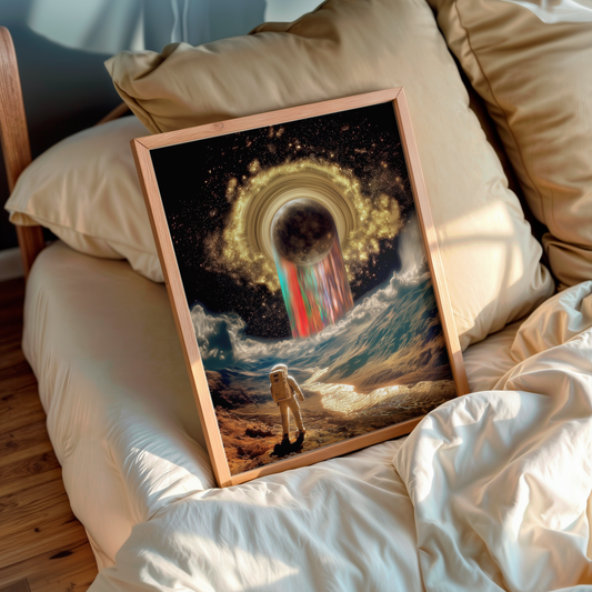Golden Eclipse - Wall Art