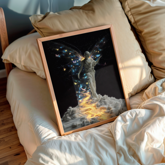 Mythalys – Cosmic wall art in living room setup