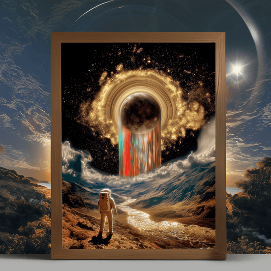 Golden Eclipse - Wall Art