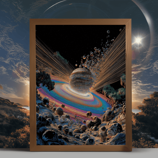 Aurora Rings - Wall Art