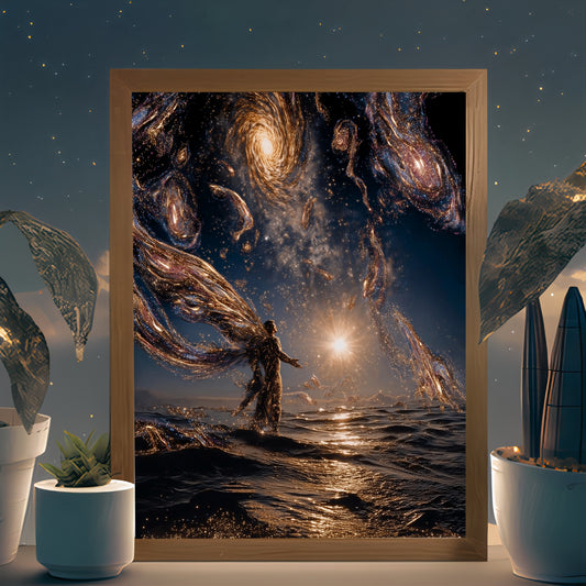 Celestial Tide wall art by Modulya – premium HD print