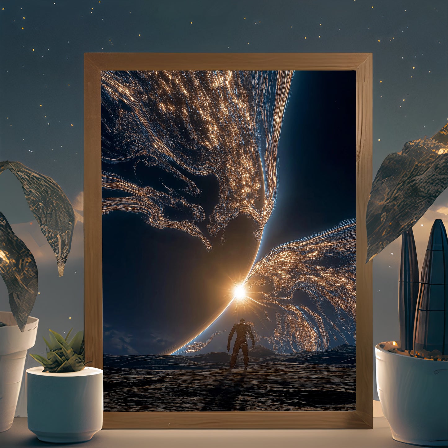 Lux Terminus wall art by Modulya – premium HD print