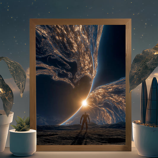 Lux Terminus wall art by Modulya – premium HD print