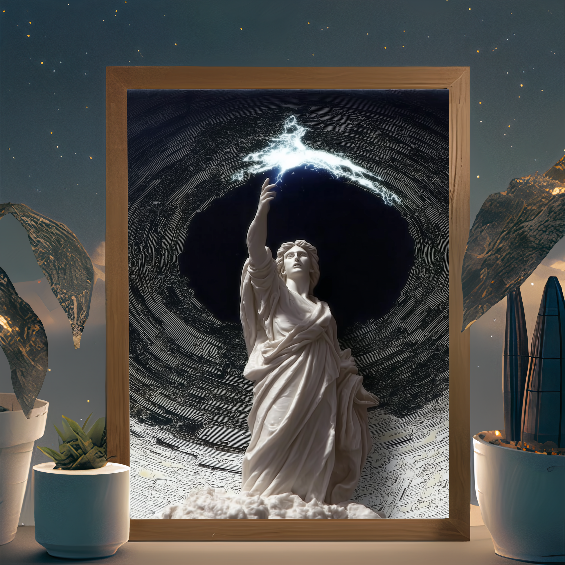 Quantum Themis wall art by Modulya – premium HD print