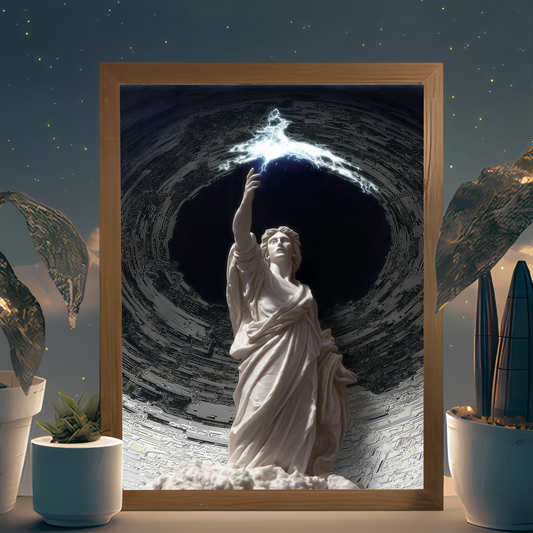 Quantum Themis wall art by Modulya – premium HD print