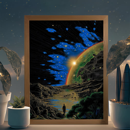 Stellar Shepherd wall art by Modulya – premium HD print