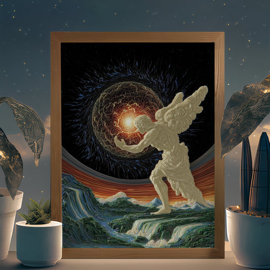 Genesis Ignis wall art by Modulya – premium HD print