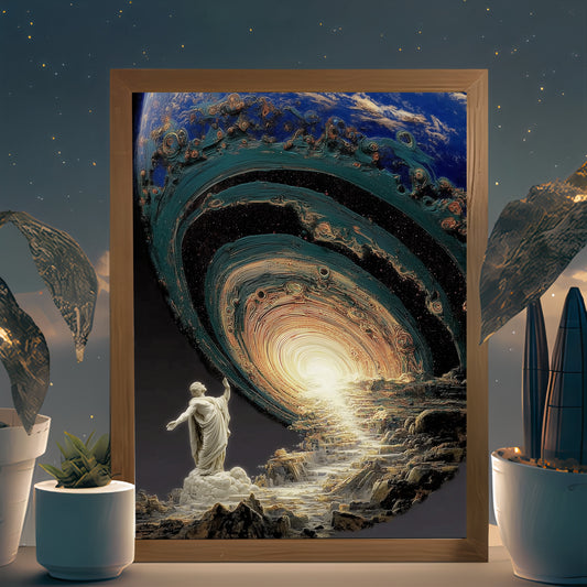 Towards the Origin wall art by Modulya – premium HD print