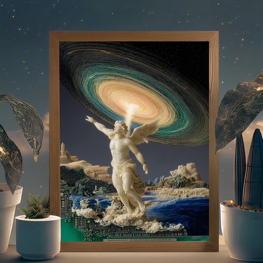 Digital God wall art by Modulya – premium HD print