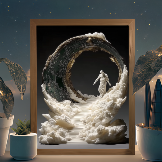 Divine Gate wall art by Modulya – premium HD print