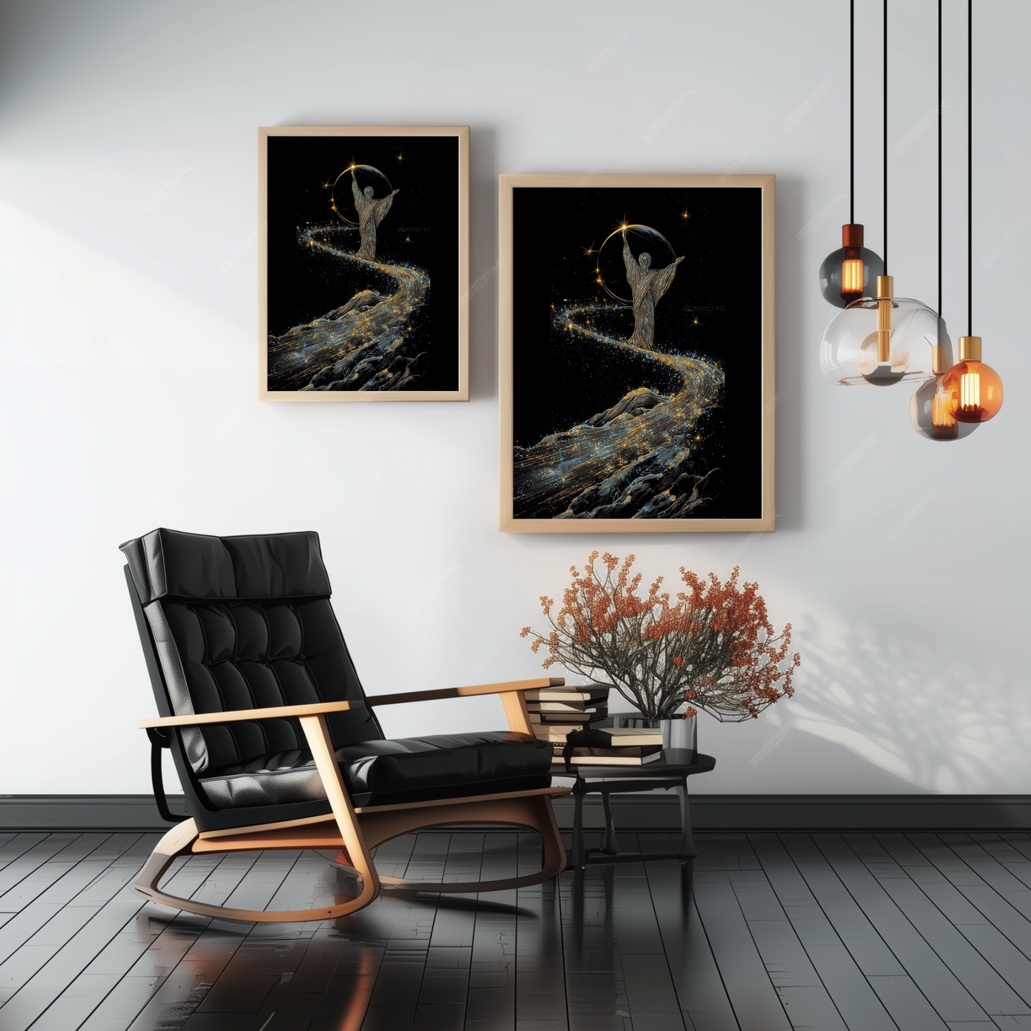 Weaver of Light – Framed spiritual poster – home decor