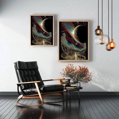 Mirage – Framed spiritual poster – home decor