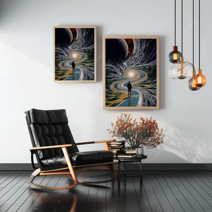 Threshold – Framed spiritual poster – home decor