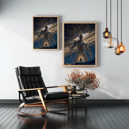 Astrograde – Framed spiritual poster – home decor