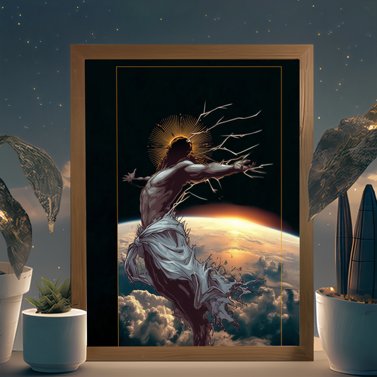 Ascension Spark wall art by Modulya – premium HD print