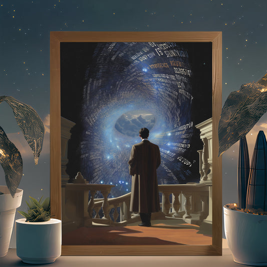Cogito Infinis wall art by Modulya – premium HD print