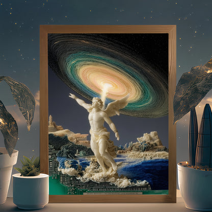 Digital God wall art by Modulya – premium HD print