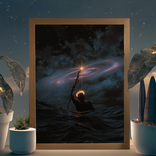 King of the Tides wall art by Modulya – premium HD print