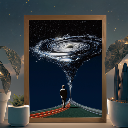 Temporal Well wall art by Modulya – premium HD print